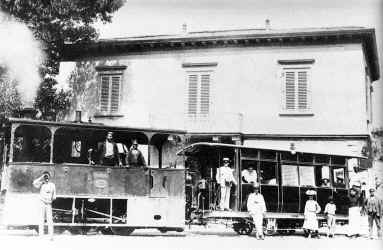 Chianti steam tram at Falciani